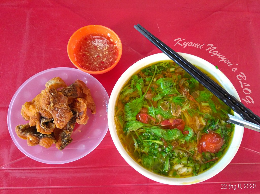 bún cá chấm Nguyễn Thái Học